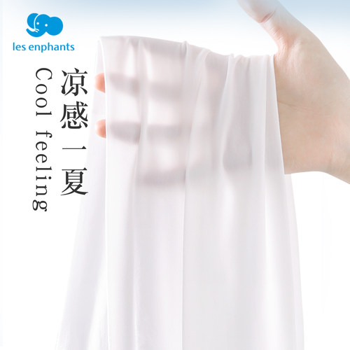 丽婴房女童丝袜春夏薄款跳舞菠萝袜白色专用连裤袜夏季儿童舞蹈袜 - 图0
