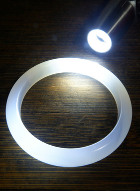 10244号 马达加斯加白色玉髓手镯 玛瑙镯子 圈口60mm