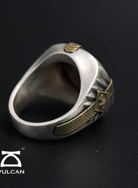 伏尔甘印第安美分戒指纪念款指环