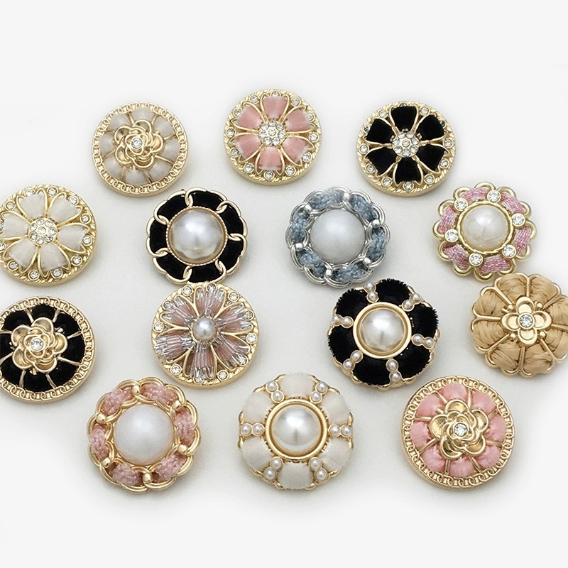 7951-7995号服装辅料衣服纽扣手工DIY纺织面料小香风合金树脂纽扣,淘宝优惠券,粉丝福利购,淘宝优惠卷