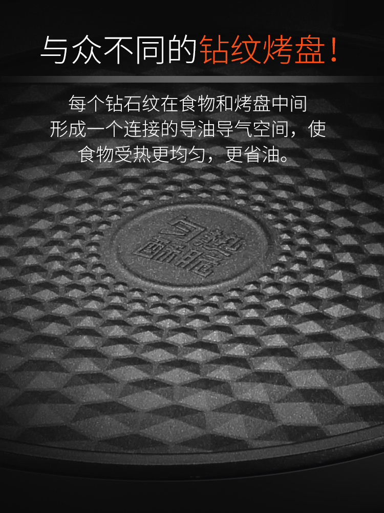 苏泊尔杭州专卖店苏泊尔电饼铛档家用双面加热薄饼机蛋卷机加深加大烙饼烤饼煎饼机1