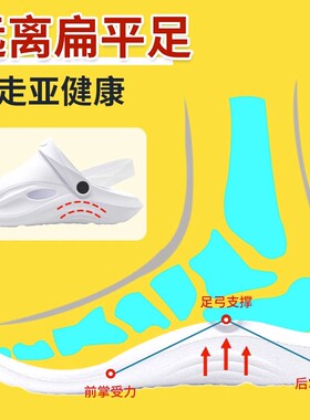 台湾进口拖鞋足弓支撑扁平足矫正