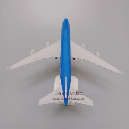 20cm荷兰航空 KLM 波音B747 合金 仿真 金属 飞机模型 有起落架 - 图1