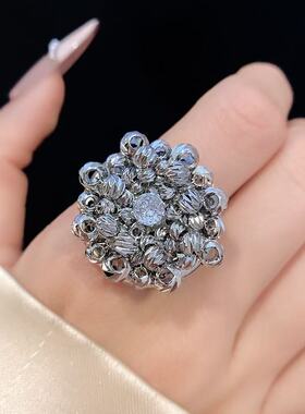 铜合金开口戒H251时尚精致高雅轻奢戒指女款戒指