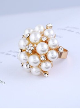 铜合金开口戒指D136精致百搭优雅时尚轻奢气质戒指