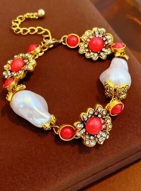 铜合金手链  H237   时尚百搭轻奢复古手链