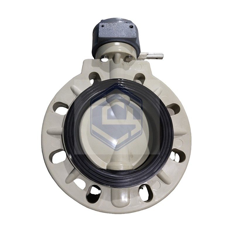 热销pph涡轮法兰蝶阀PPH米黄色对夹蝶阀化工管道塑料阀门防腐耐酸,淘宝优惠券,粉丝福利购,淘宝优惠卷