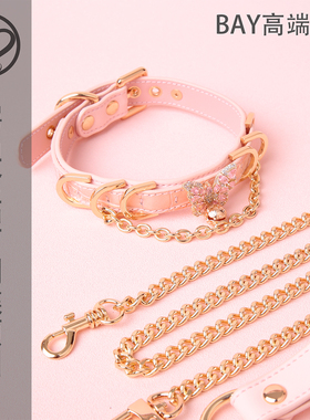 【BAY高端定制】蛇纹牛皮项圈骨头puppy女颈带K9脖圈定制choker