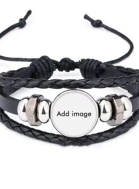 日本皮革礼品编制手链