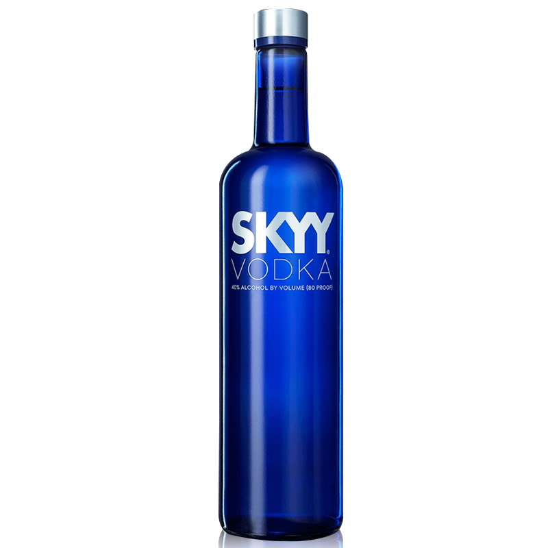 深蓝蓝天伏特加酒skyy vodka进口洋酒鸡尾酒调酒基酒套装 750ml*2 - 图3