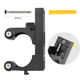 Bicycle parking clip wall parking rack