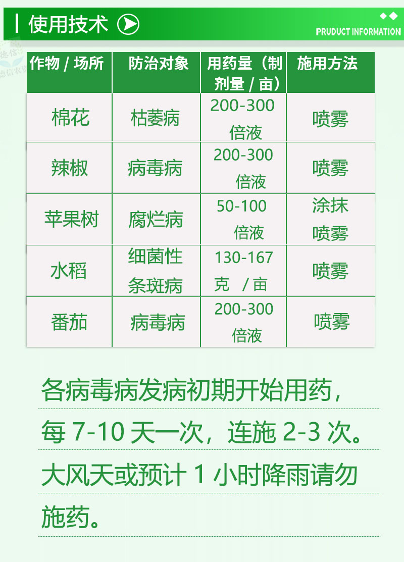 国光秀功1.2%辛菌胺醋酸盐棉花辣椒苹果树枯萎病毒腐烂病农药杀菌-图2