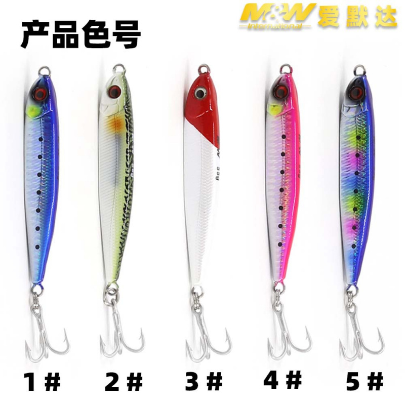 MW铅笔路亚304、305 沉水铅笔硬饵 坚固耐撞 欧娜ST66粗骨三本钩 - 图3