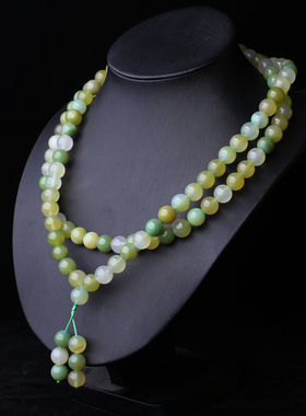 葡萄石玛瑙108颗多圈佛珠挂链