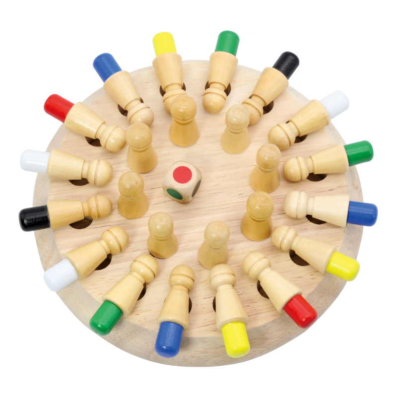 亲子记忆力训练玩具智力开发记忆棋早教儿童桌面游戏类实木3-12岁 - 图3