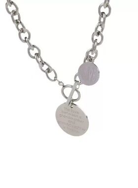 钛钢项链卫衣毛衣链男士项链潮牌百搭轻奢小众设计感痞帅配饰