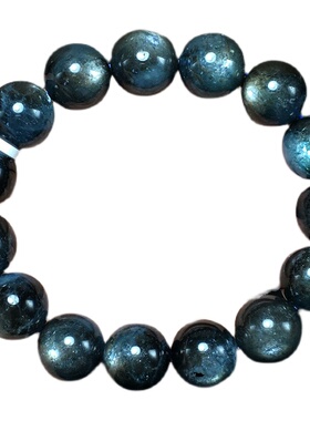 天然海蓝宝水晶手串星光