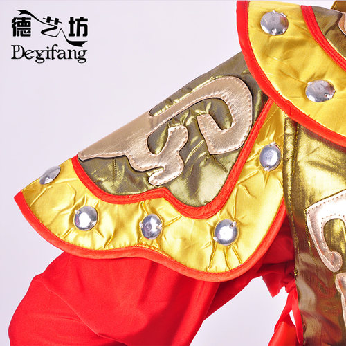 德艺坊将花木兰古代盔甲古装古典舞蹈表演服装士兵演出服装 - 图2