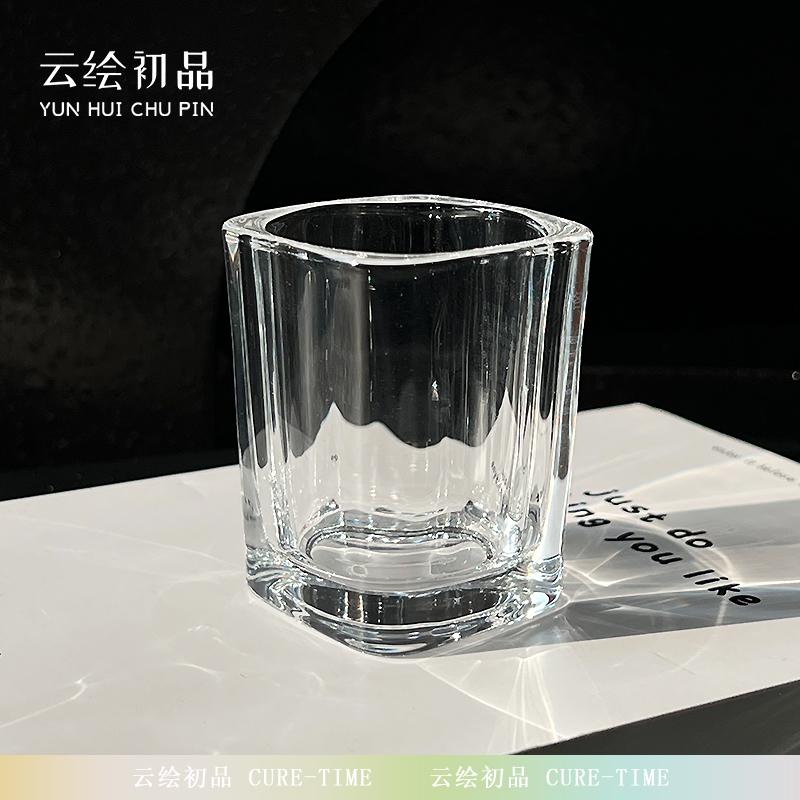 白酒杯家用套装小酒杯轻奢高档二两一口杯一两杯子洋酒啤酒烈酒杯 - 图0
