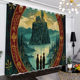 Retro Harry Potter living room and bedroom curtains can be customized