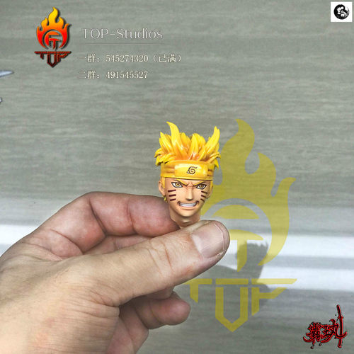【李小西弟弟】TOP 佐鸣最强对决 六道鸣人 九尾 火影忍者 手办GK - 图2