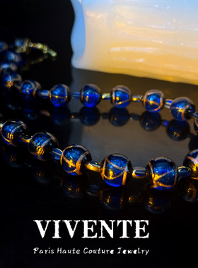 琉璃锁骨链女【高版本走秀项链