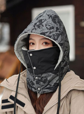 防风防寒帽男女冬天户外保暖帽子