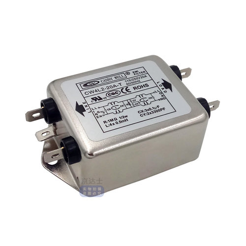 CW4L2 3 6 10 15 20A双极CANNYWELL单相EMI电源滤波器T交流220V - 图3