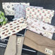 Japanese and Korean literary and fresh ultra-thin canvas wallet simple