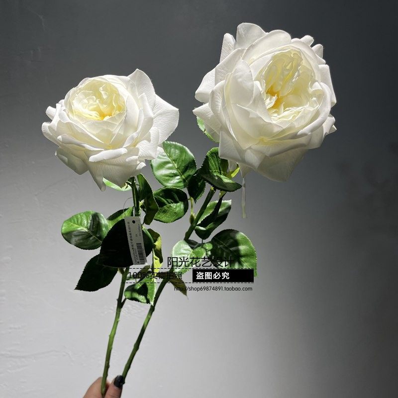 仿真朱丽叶玫瑰保湿花装饰花卉高档客厅电视柜餐桌塑料花假花摆设,淘宝优惠券,粉丝福利购,淘宝优惠卷