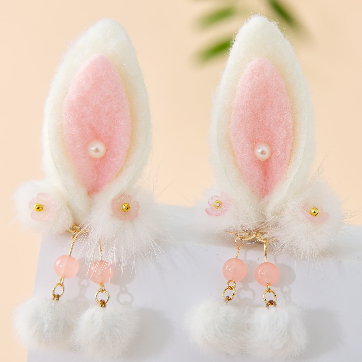 汉服女童冬款儿童古风发饰小女孩搭配国风襦裙可爱兔耳朵毛绒头饰,淘宝优惠券,粉丝福利购,淘宝优惠卷