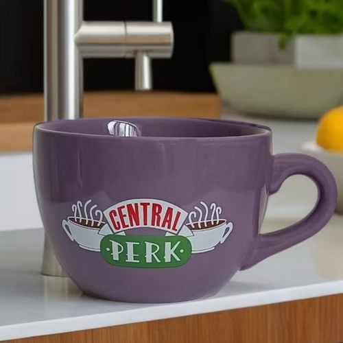 老友记周边马克杯大容量水杯陶瓷杯美式咖啡杯早餐燕麦碗情侣杯子 - 图2