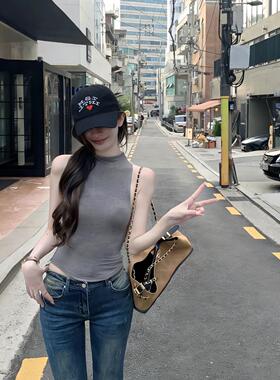 香港潮牌2026女字母防晒鸭舌帽