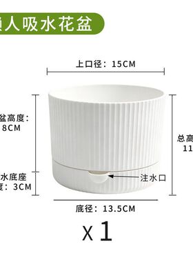 高颜值旋转懒人自动吸水储水多