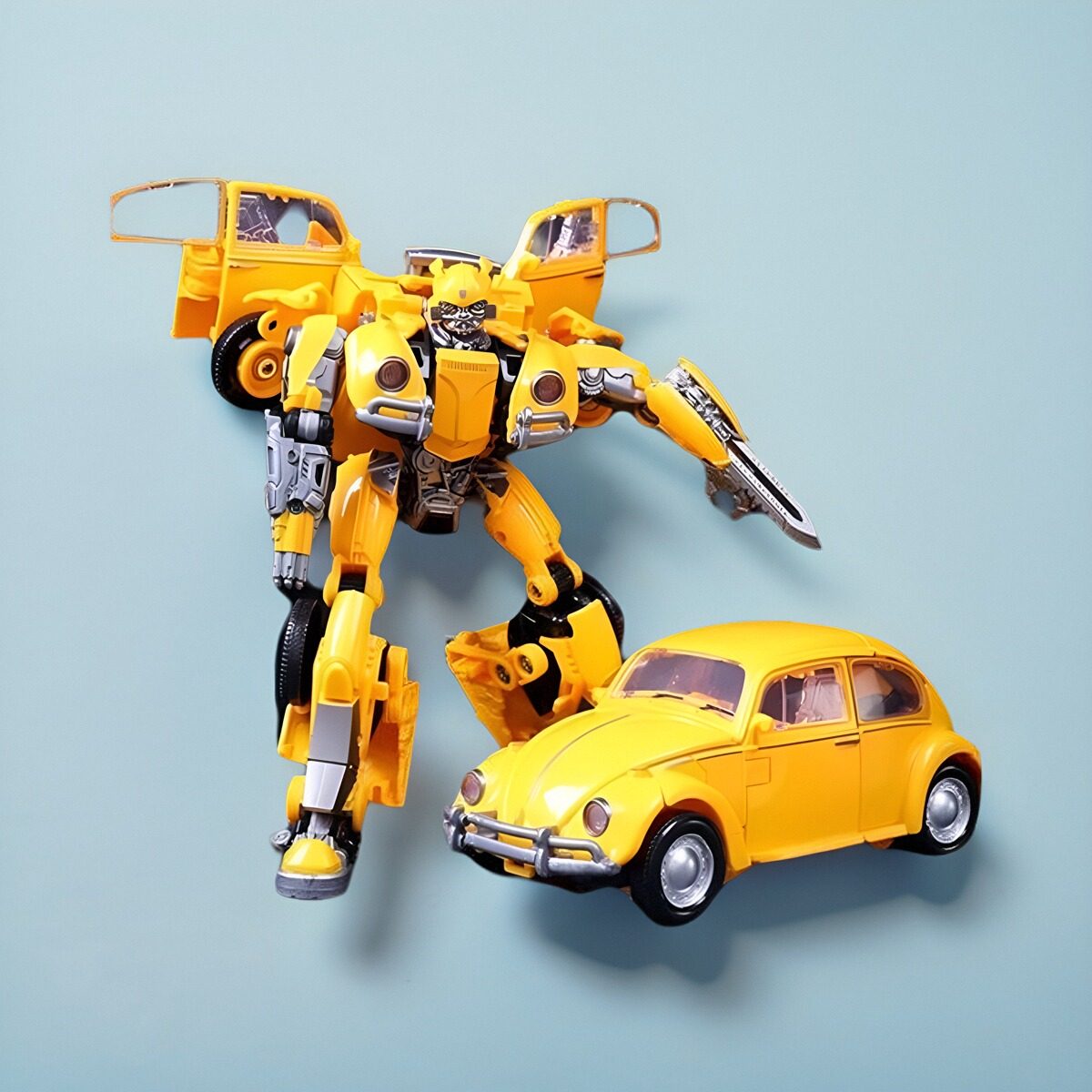 儿童变形玩具机器人大黄蜂甲壳虫汽车合金刚手办模型男孩礼物69岁,淘宝优惠券,粉丝福利购,淘宝优惠卷