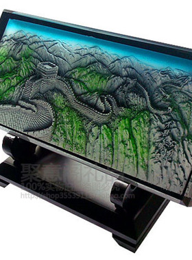 创意商务礼品水晶浮雕出国送外