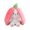 Strawberry transformed into rabbit doll doll
