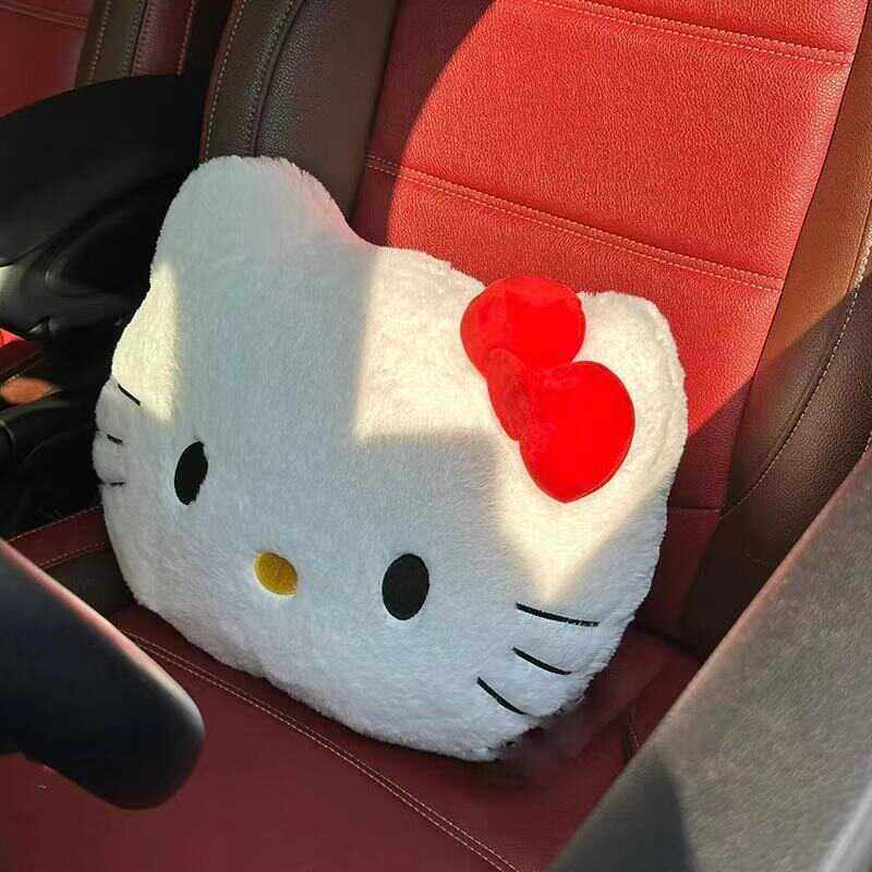Kitty可爱猫咪毛绒抱枕沙发床头靠垫车载靠枕午睡枕头女生日礼物,淘宝优惠券,粉丝福利购,淘宝优惠卷