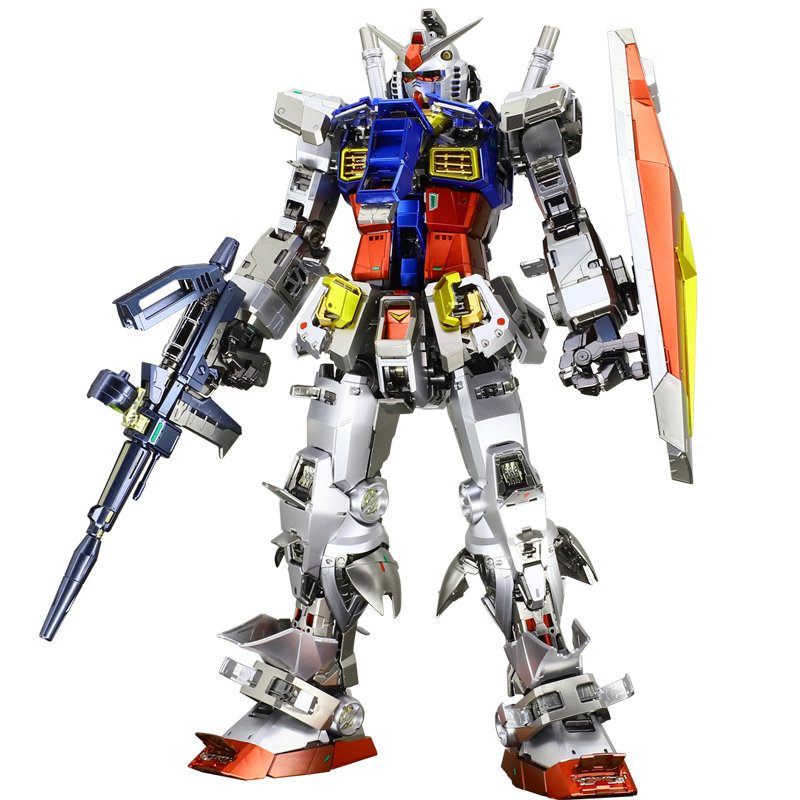 万代PG千手RX78元祖高达金属色着色PGU 1/60 2.0新版拼装敢达模型-图3