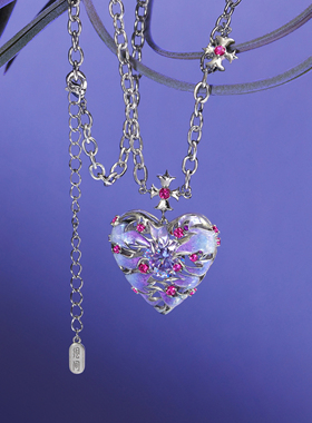 绘间手绘项链蝴蝶朋克个性项链