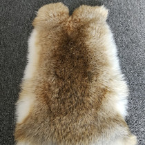 Winter whole Rabbit wool car armrest box cushion for kneecap and waist leather fur warm fur integrated plush cushion