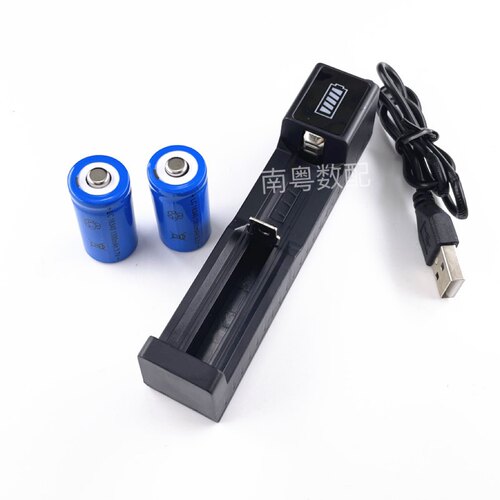 16340充电电池手电筒配件CR123A锂电池充电器3.7v/3.6v激光红外 - 图1