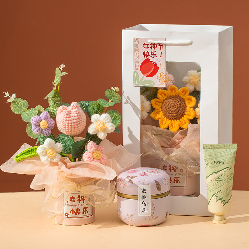 三八妇女节礼物实用礼品送员工送老师高级感38女神节花束伴手礼