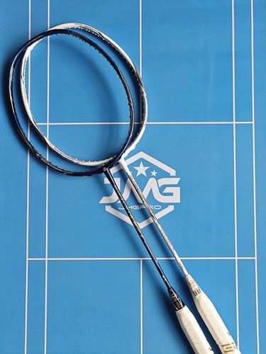 击破TK80白金蓝白墨绿绿进攻羽毛球聚力拍框扣杀羽毛球拍二姐夫 - 图3