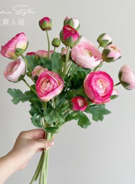 露莲仿真花家居装饰假花餐厅摆件