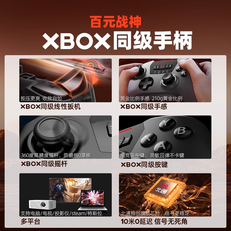 北通斯巴达2艾尔登法环老头无线USB双人成行fifa游戏手柄STEAM笔记本PC360智能电视NBA2k23 - 图0