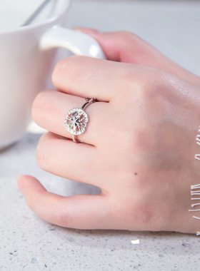 守护女银橄榄枝军恋戒指兵哥哥