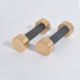 Hengda 2KG4KG golden dumbbells for women's home fitness equipment, a pair of foam handle fixed dumbbell sets