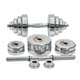 50kg arm training kilogram pure steel electroplated dumbbell
