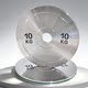 Electroplated barbell plates with large holes Hengda pure steel dumbbell plates